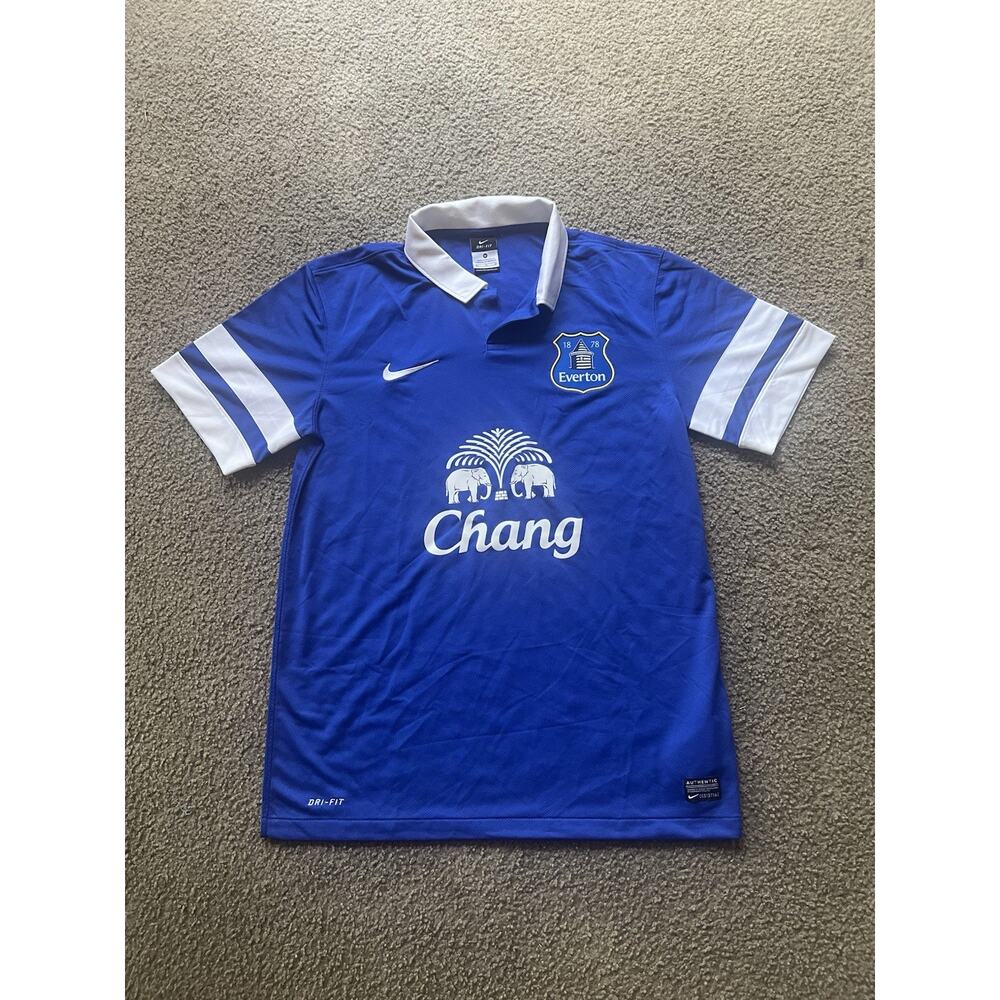 EVERTON 2013 2014 HOME SHIRT FOOTBALL SOCCER JERSEY NIKE 544406-472 MENS SIZE M